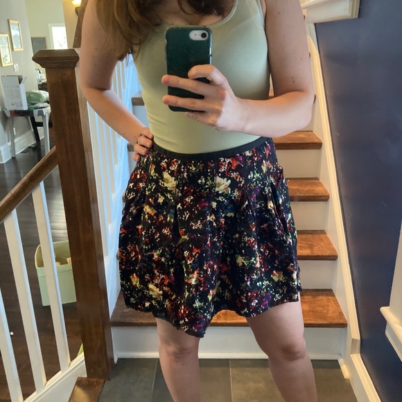 Gap multicolour A-line skirt with pockets - Picture 3 of 5